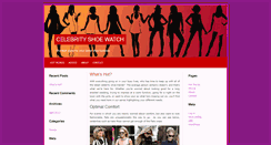 Desktop Screenshot of celebrityshoewatch.com